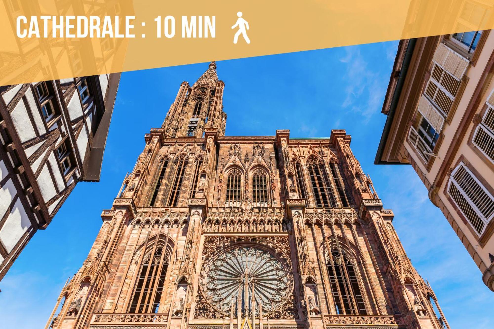 Lit Rond Tres Grand Et Confortable - Garage Possible Ou Parking Gratuit Rue - Gare 2 Min Et Ville 4 Min En Tram - Ciel Etoile - Netflix Videoprojecteur - Luxe Et Evasion Στρασβούργο Εξωτερικό φωτογραφία