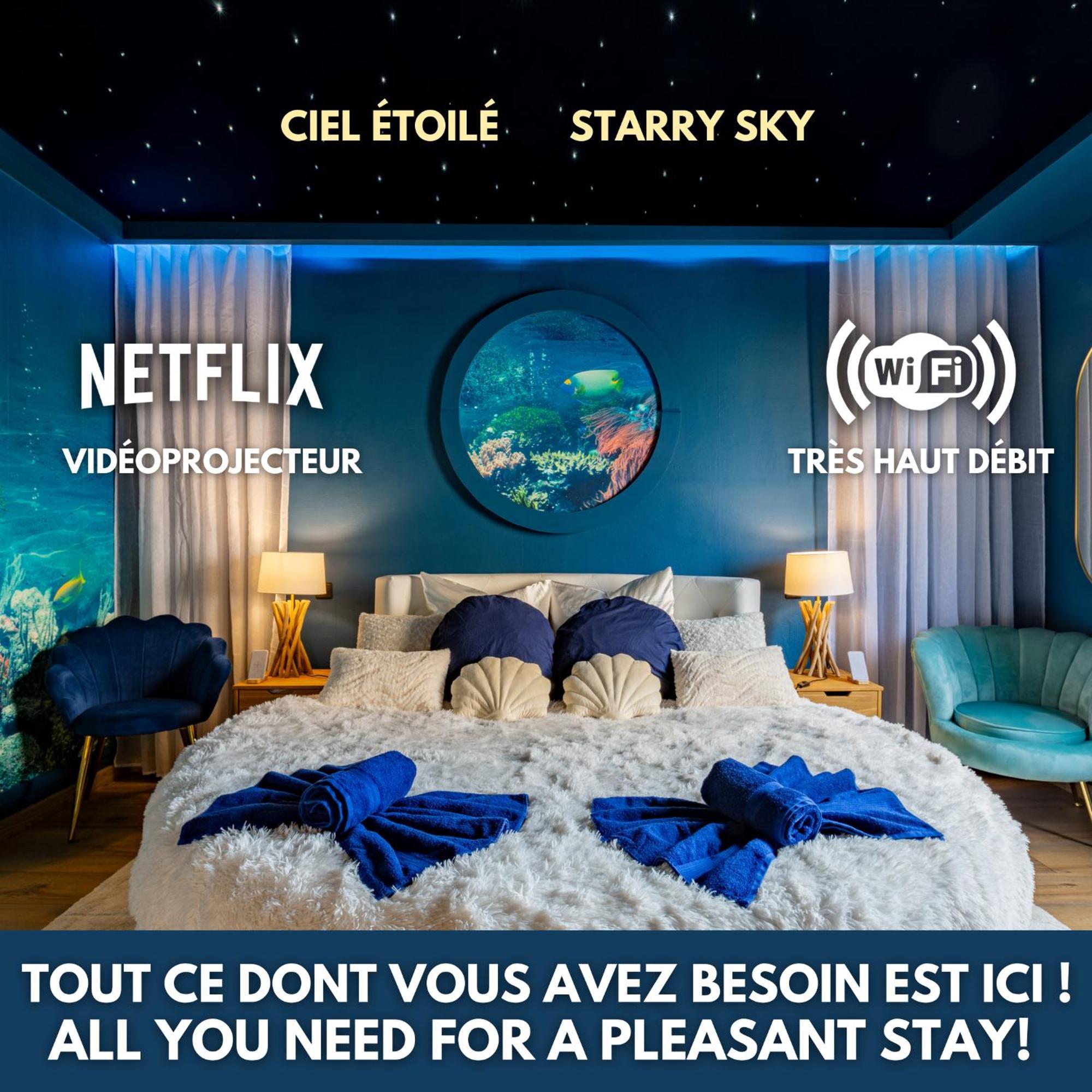 Lit Rond Tres Grand Et Confortable - Garage Possible Ou Parking Gratuit Rue - Gare 2 Min Et Ville 4 Min En Tram - Ciel Etoile - Netflix Videoprojecteur - Luxe Et Evasion Στρασβούργο Εξωτερικό φωτογραφία